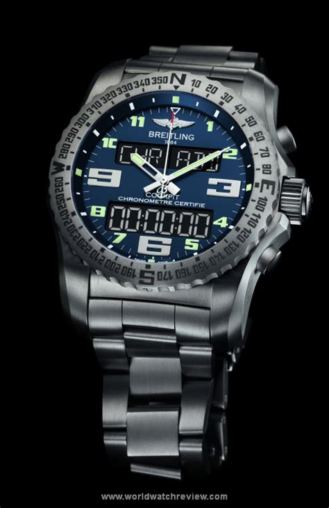 breitling b50 blue|breitling b50 night mission review.